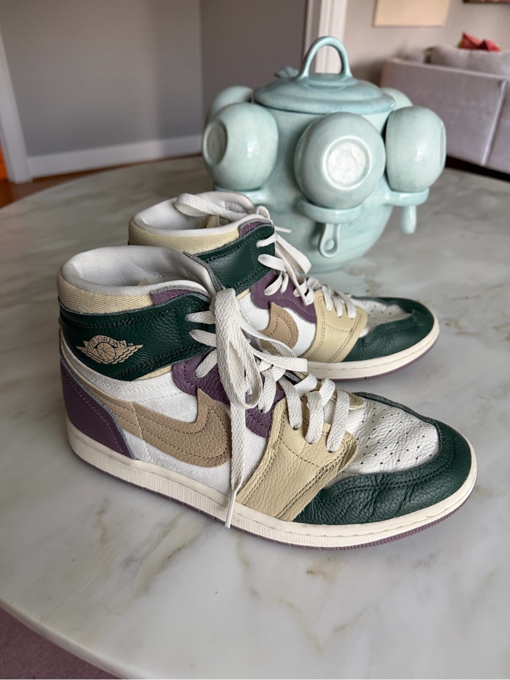 Nike Women’s Air Jordan 1 High Method of Make Galactic Jade Sneakers